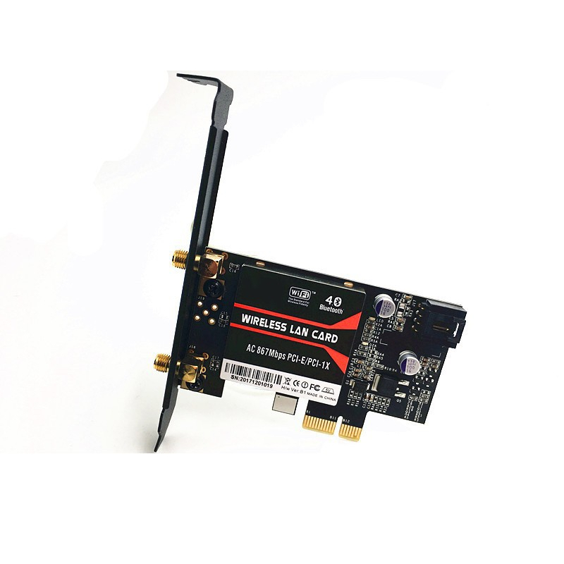 Card Wifi Bluetooth Cho PC LINKSYS Intel Ac 7260 PCI e x1 Mới BH 1 Th