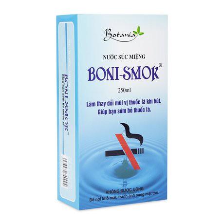 Nước súc miệng boni-smok 250ml
