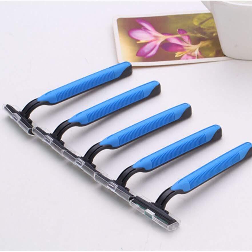 Combo Vỉ 5 Dao Cạo Râu Razors 3X Du Lịch Loại Đẹp 3 Lưỡi Cạo