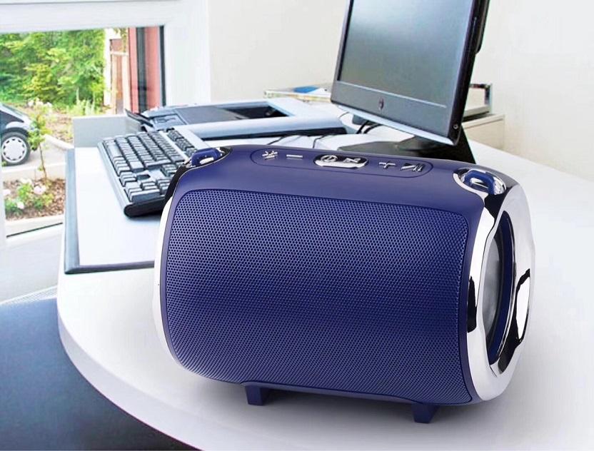 Loa nghe nhạc bluetooth siêu trầm s518 kèm dây đeo vai thời trang