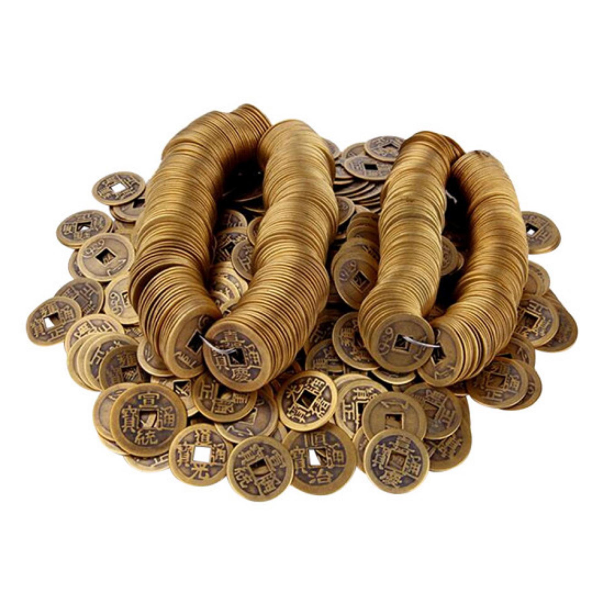 Tiền xu bằng đồng - Phong thuỷ chiêu tài thăng tiến thuận buồm xuôi gió