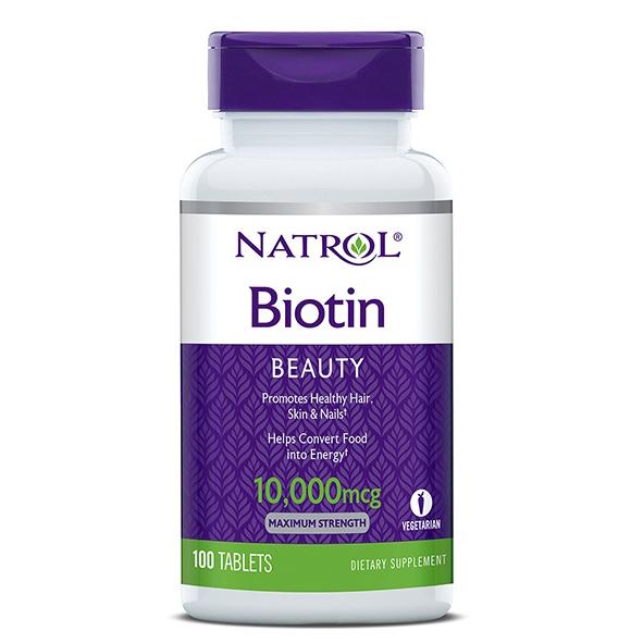 Viên uống mọc tóc Natrol 10000mcg
