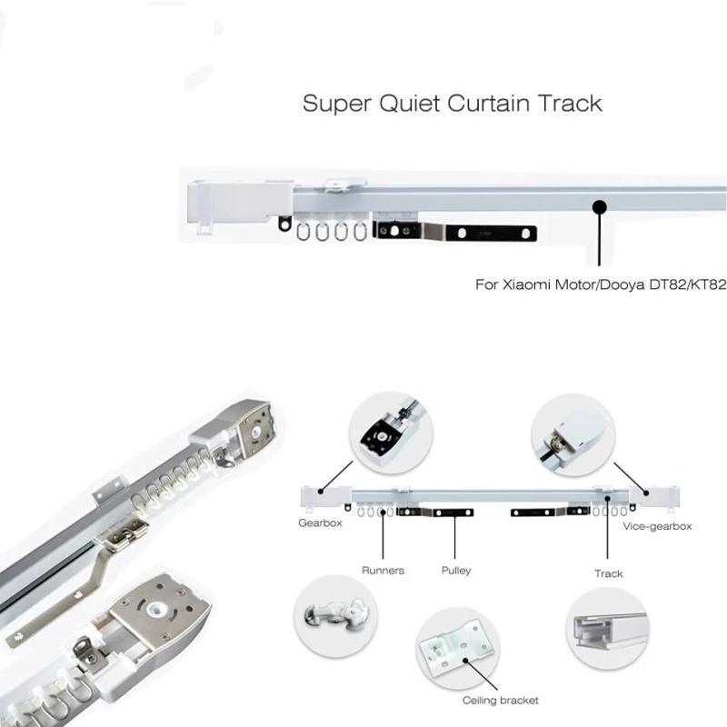 Ray rèm tự động Full phụ kiện DOOYA, XIAOMI Aqara ( bát bắt trần)