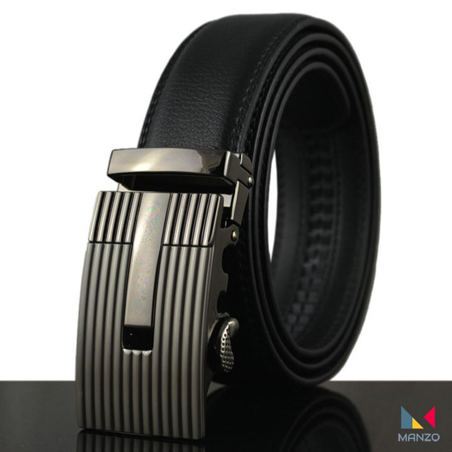 Thắt lưng- dây nịt nam da bò thật 100% khóa tự động manzo 229 bh 1 năm