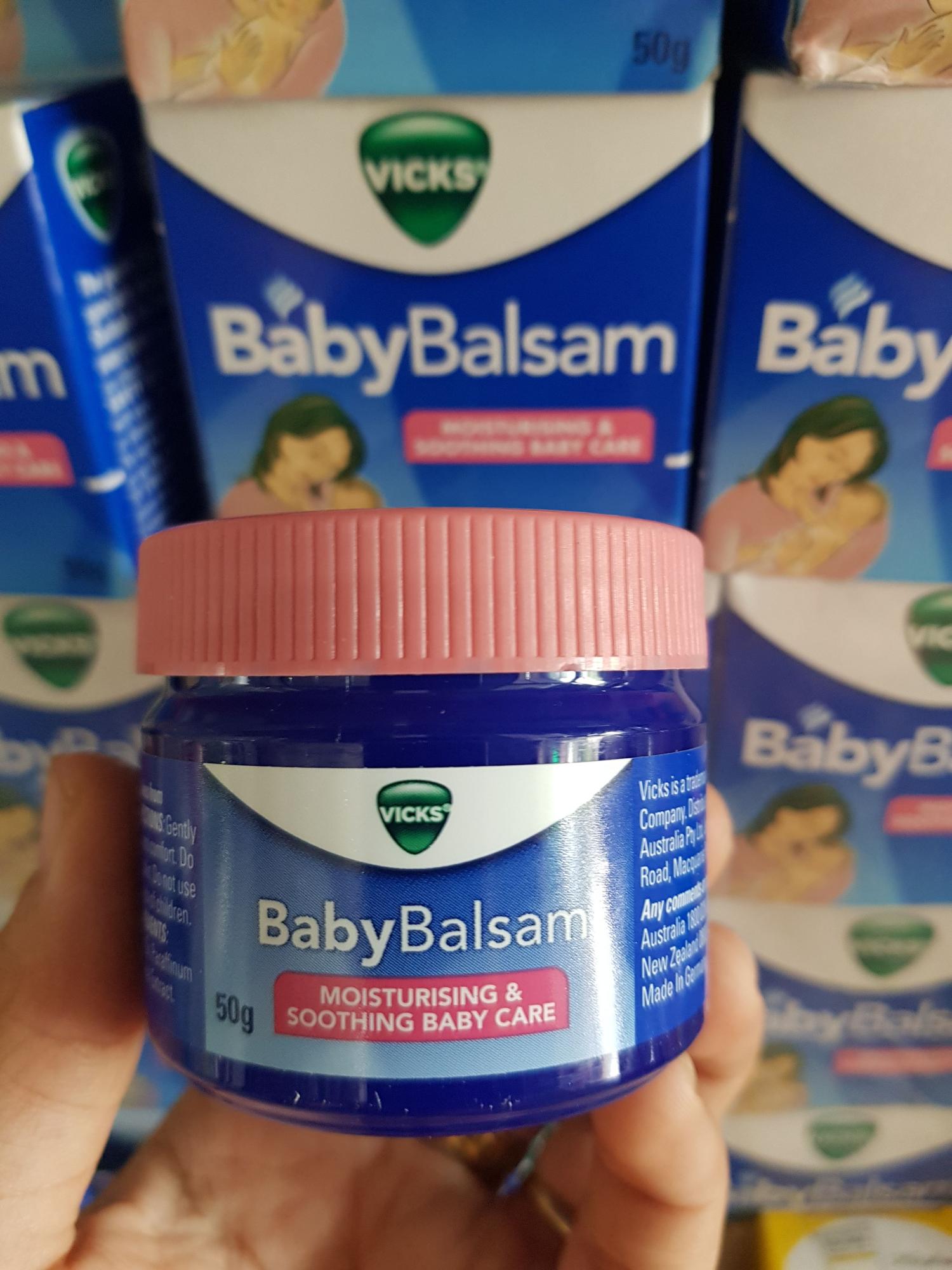 Dầu bôi ấm ngực vic babybalsam cho bé