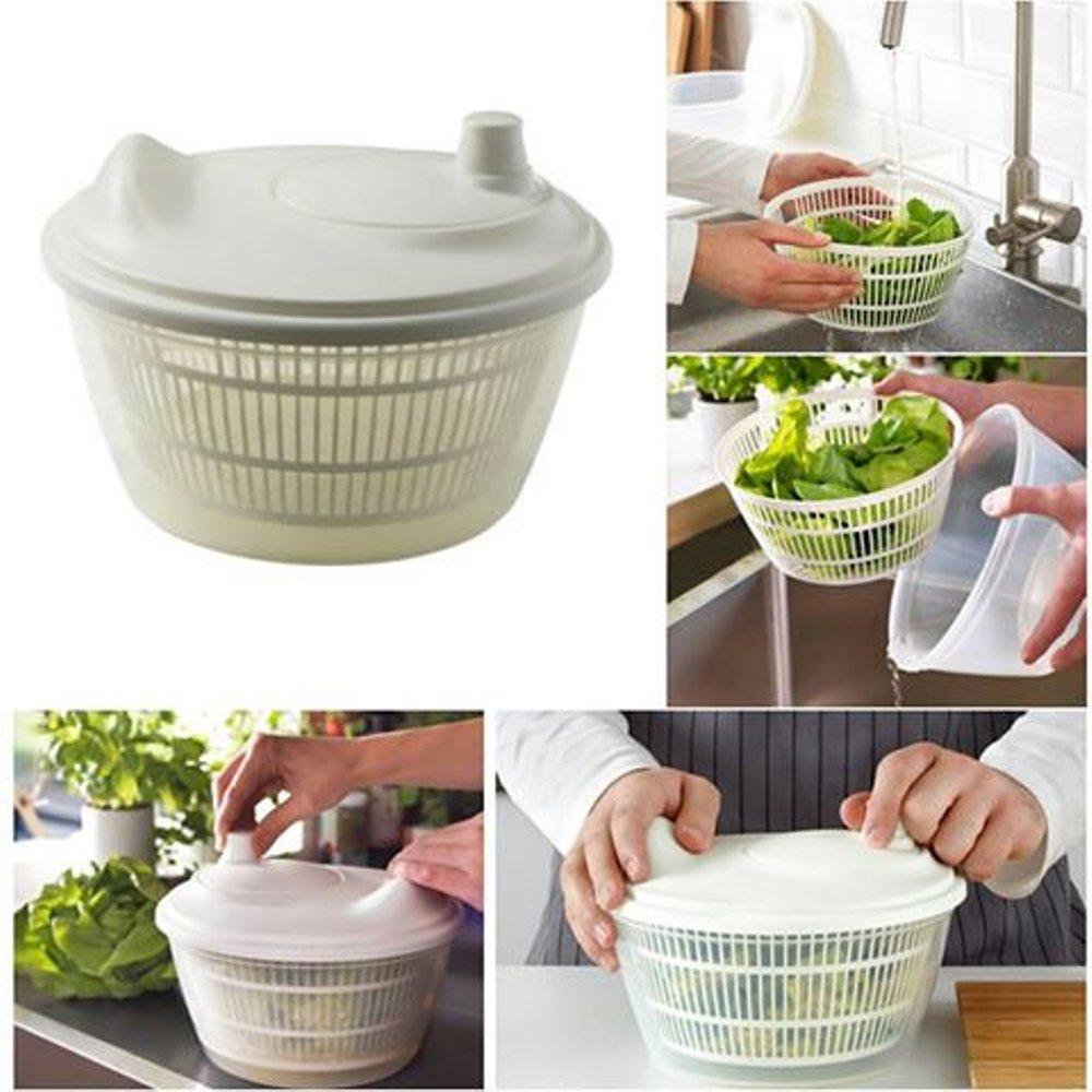 Rổ xoay làm sạch bảo quản rau xanh thực phẩm IKEA TOKIG