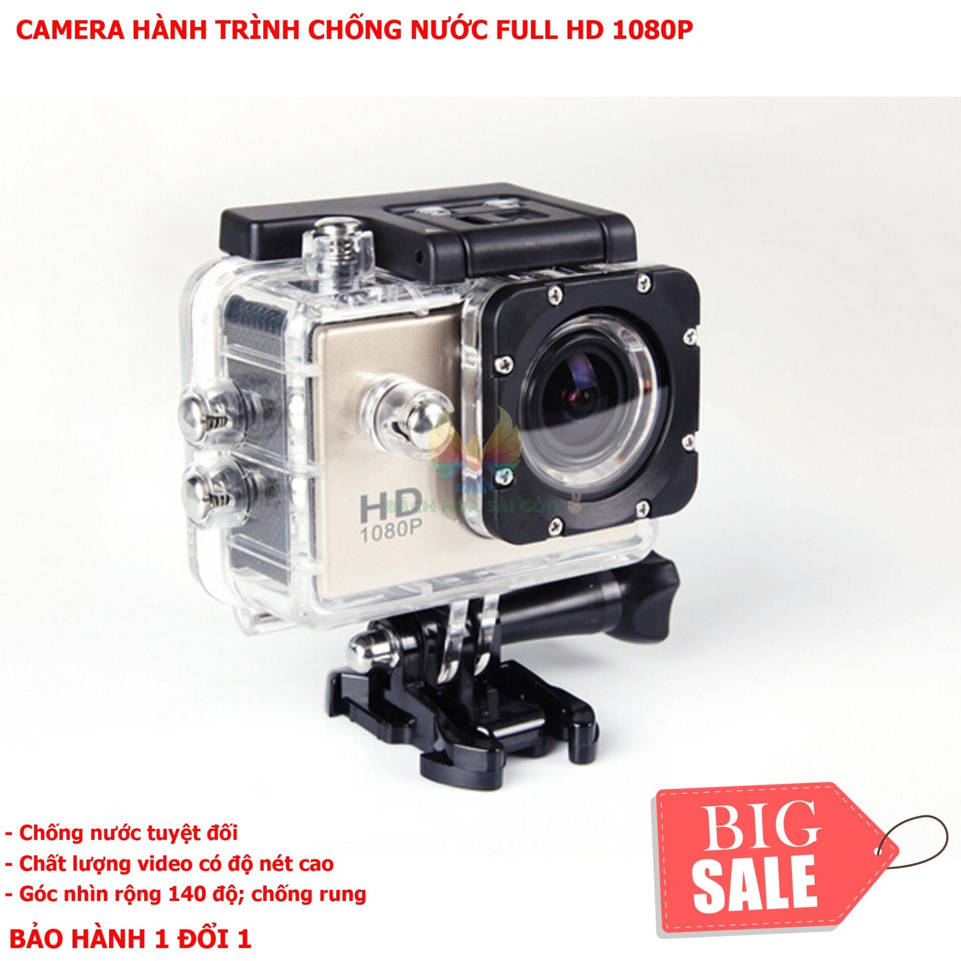 Camera hành trình cam hanh trinh nho gon cam hanh trinh xe may - camera hành trình sport 1080 với góc nhìn rộng vỏ hộp chống nước giúp ghi lại những hình ảnh thực tế sống động - bảo hành 1 đổi 1 bởi bách hóa ht