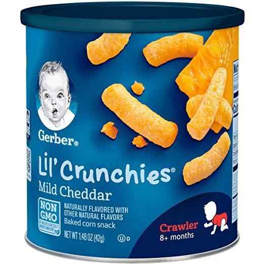 Bánh ăn dặm Gerber lùn vị phô mai cho bé từ 8 tháng tuổi