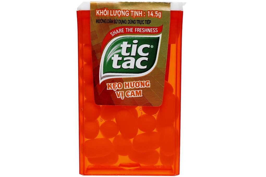 3 hộp kẹo tic tac vị hương cam - nhập khẩu ấn độ