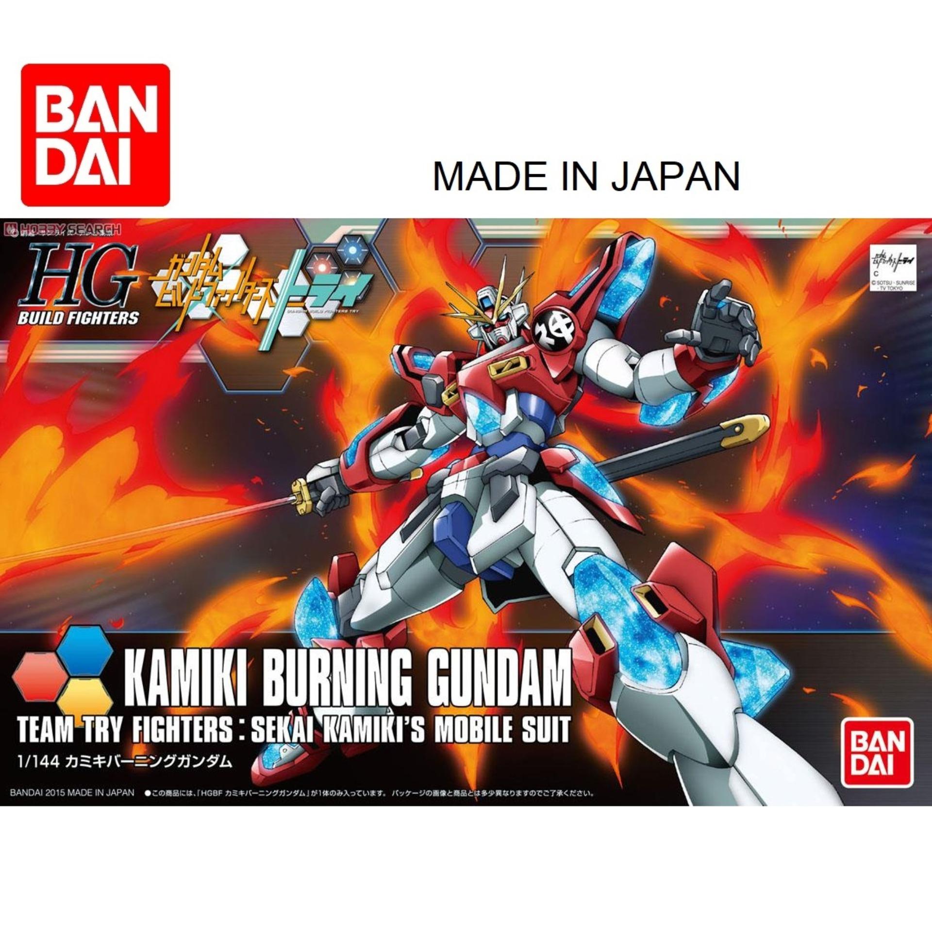 Mô hình Gundam Bandai 1/144 HGBF Kamiki Burning Gundam Serie HG Build Fighters