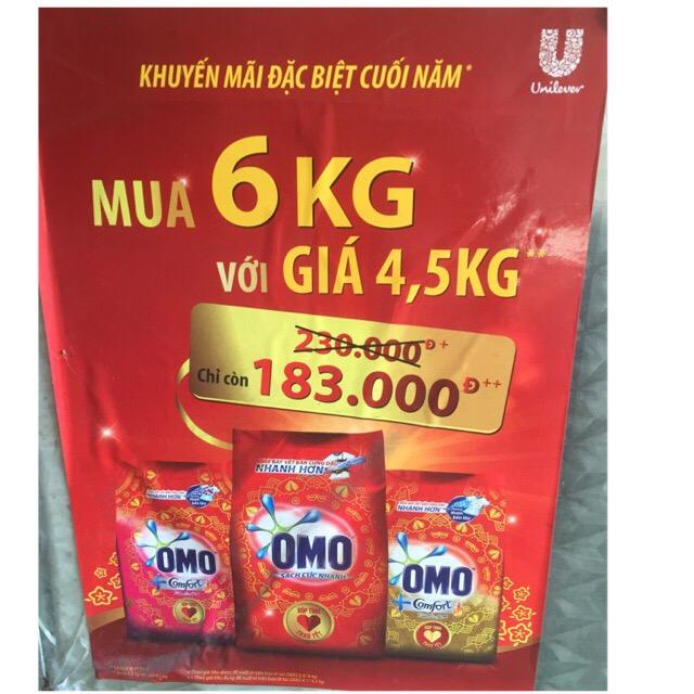 Bột giặt Omo 6kg bán giá 4,5kg Bách Hóa Giá Sỉ Tiến Dũng