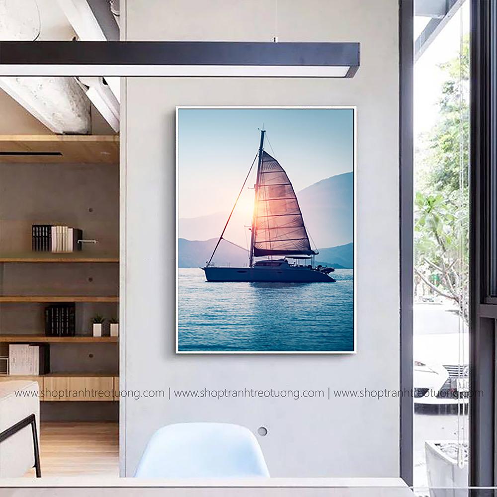 Tranh treo tường Cánh buồm - DC119, Tranh treo tường chất lượng cao, siêu sắc nét, đẹp giá rẻ tại Du Mục Art