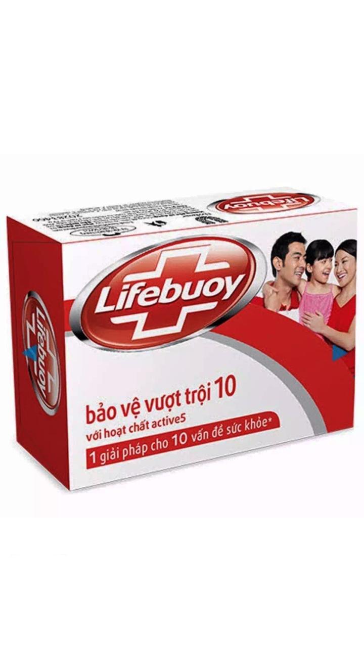 Combo 10 cục xà bông cục lifebuoy – 10 hộp x 90g
