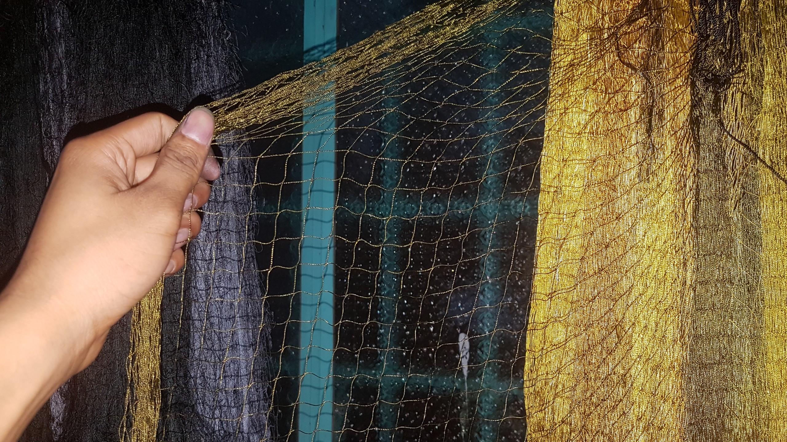 50 mét lưới bẫy rắn từ 500g tới 2kg mắt lỗ 4 phân đã nhuộm màu tàng hình và làm ngon lành về chỉ sử dụng