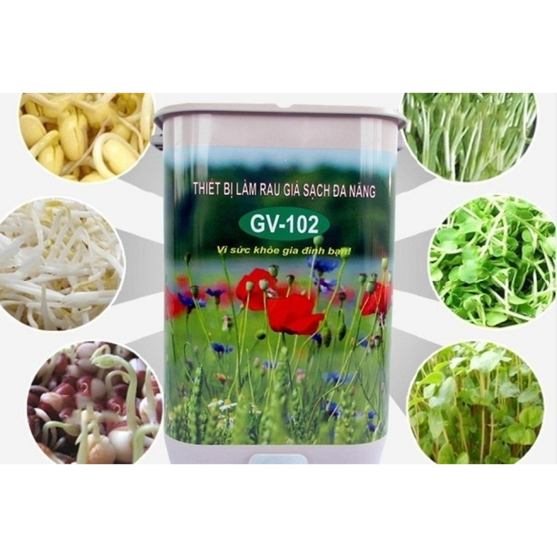 Máy làm giá đỗ sạch đa năng gv - 102 , máy làm giá đỗ rau mầm tự động gv _ 102 - máy làm giá đỗ đa năng - hàng cao cấp - uy tín - chất lượng - bh uy tín 1 đổi 1 bởi bách hóa ht