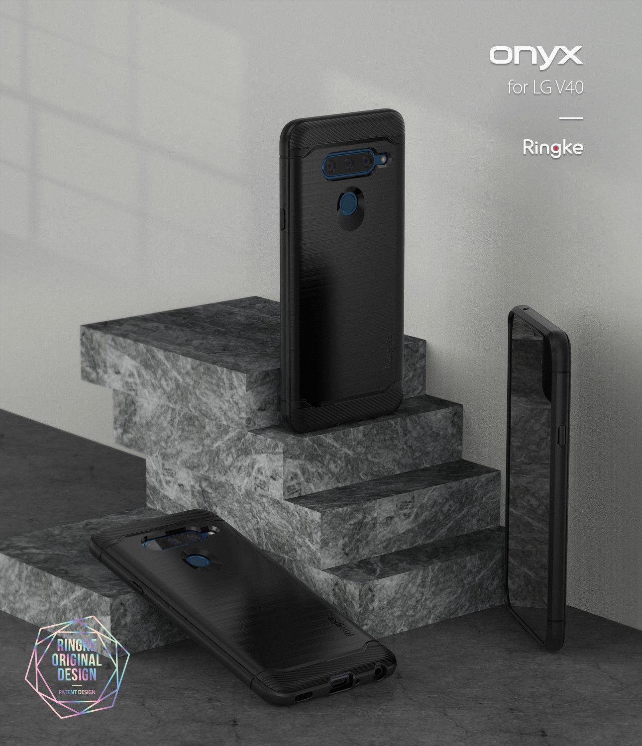 Ốp lưng lg v40 thinq ringke onyx hàn quốc