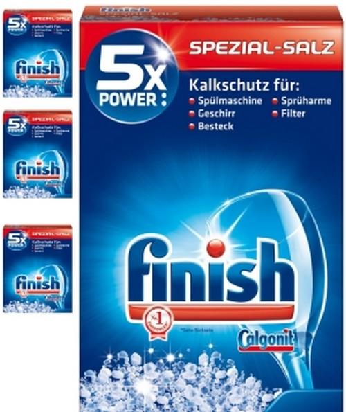 Muối rửa bát finish 2,4kg- muối rửa bát khuyên dùng dành cho máy rửa bát chén- Somat,. alio, rossy
