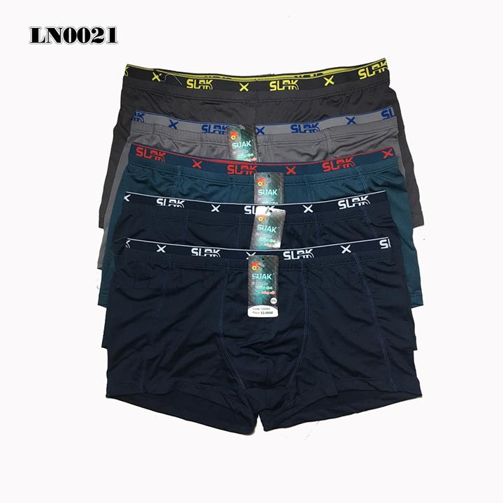 [HCM]10 Quần xịp đùi boxer SUAK - Hai lưng - Thun lạnh cao cấp - LN0021x10