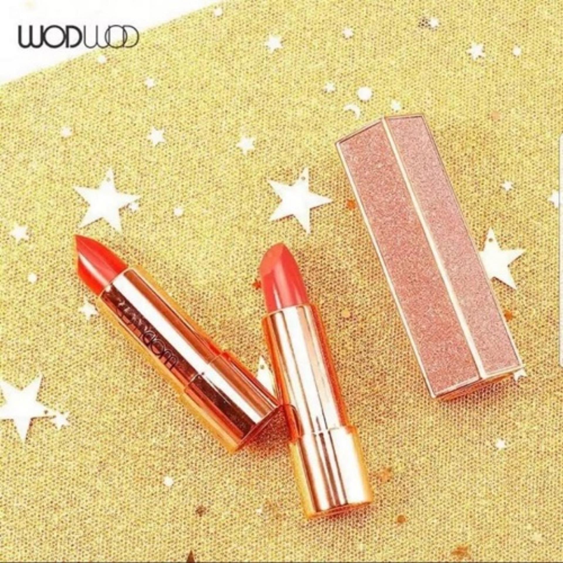 Son Môi Nữ WodWod Bấm Nút Hàn Quốc Tone ( Cam Đỏ ) tốt nhất