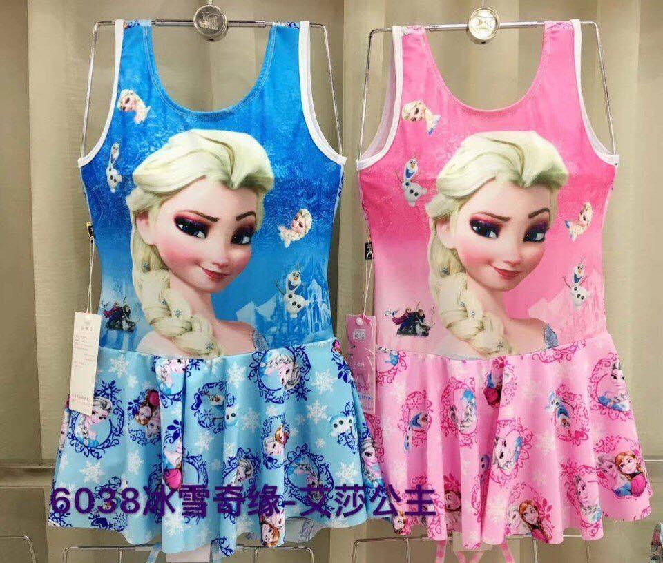 Bộ bơi liền hình công chúa cho bé từ 18-35kg