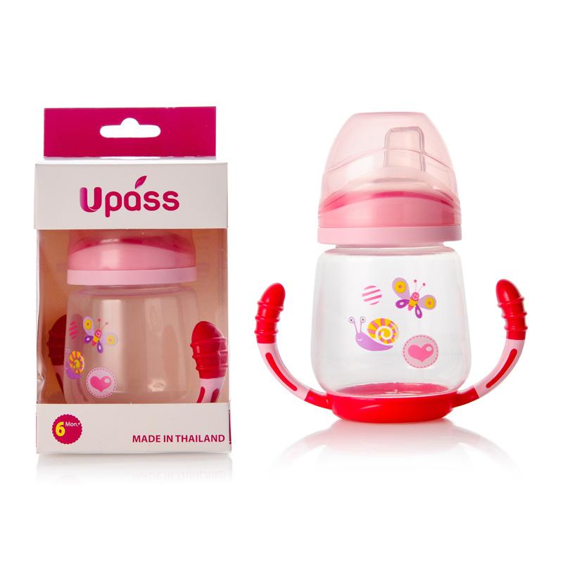 Cốc tập uống 2 tay cầm với đầu hút silicon mềm Upass UP0146N