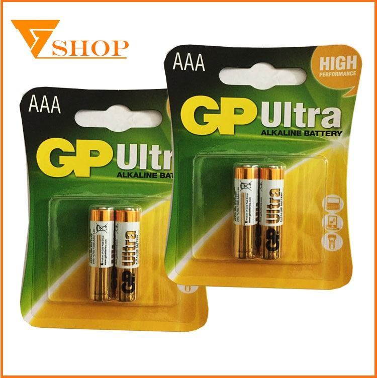 Combo 2 vỉ pin aaa gp ultra alkaline