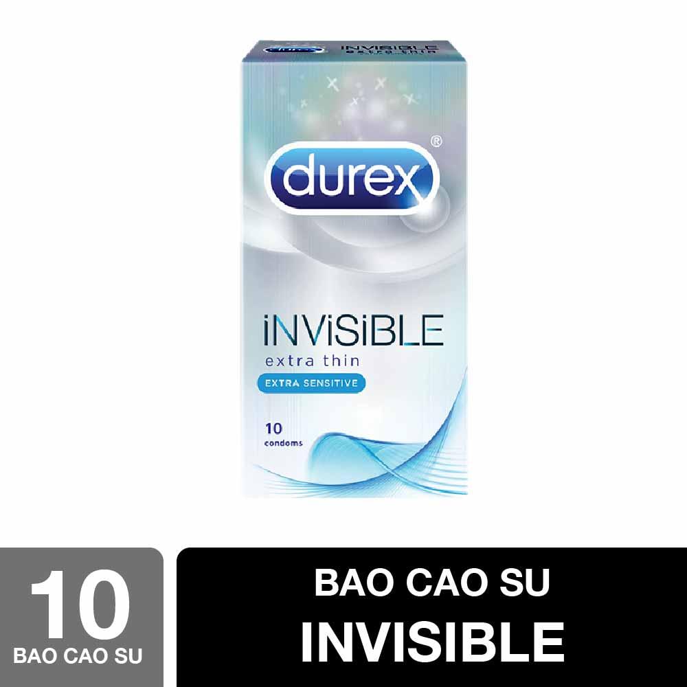 Hộp 10 Bao cao su Durex Invisible