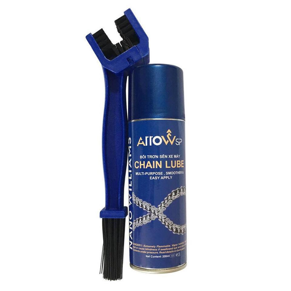 Combo chai dưỡng sên arrow + bàn chải - duong sen arrow