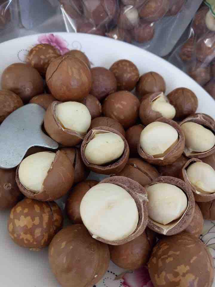 Hạt macca sấy khô tách vỏ hút chân không gói 500g