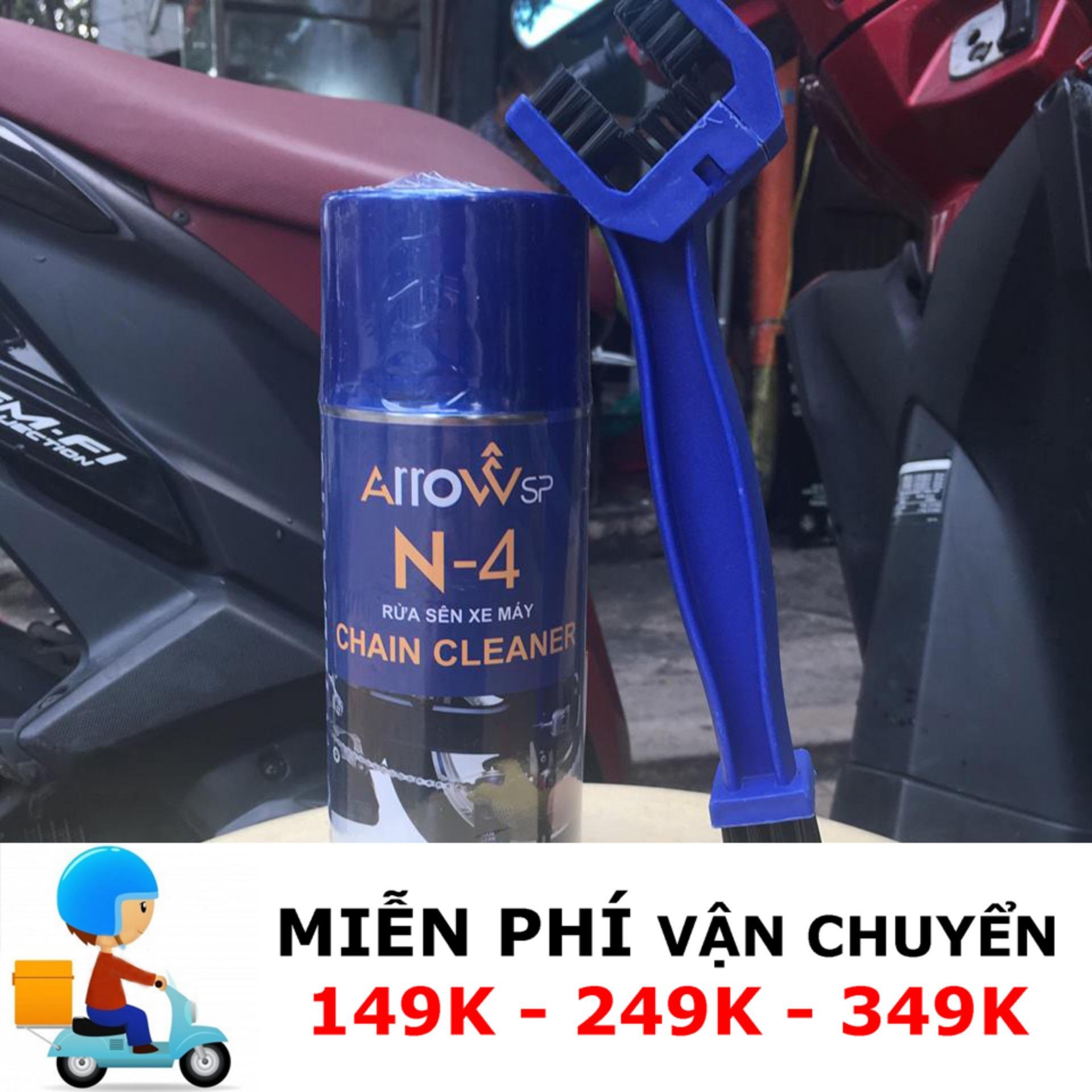 Rửa sên xe arrow chain cleaner 400ml