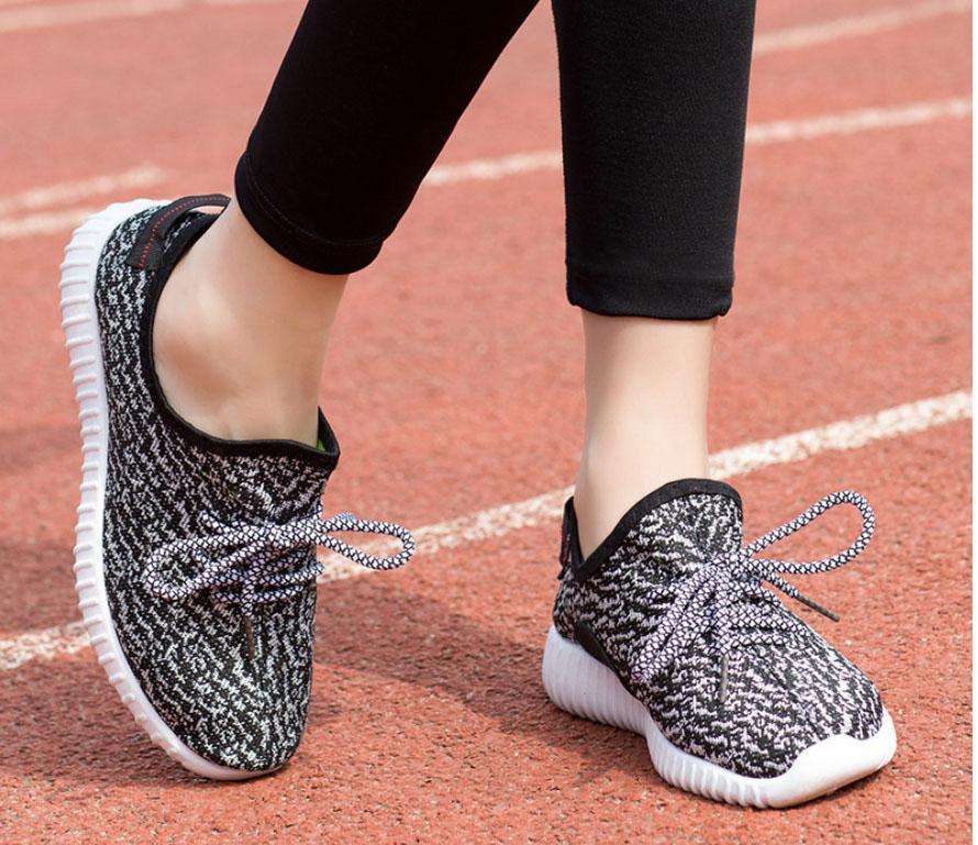 Giày sneaker nữ vải Xám lông chuột