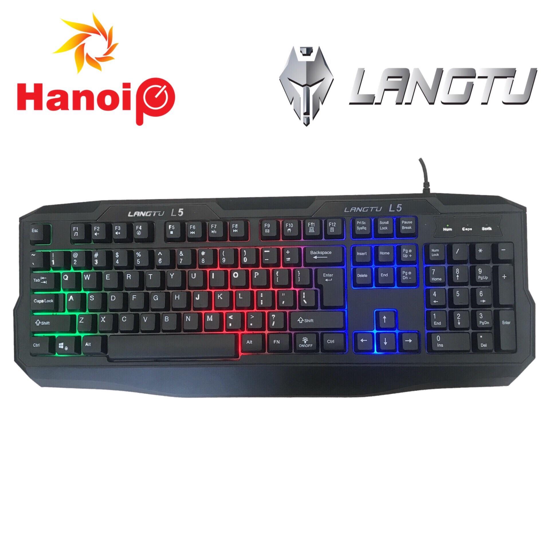 Bàn phím game giả cơ Langtu L5 đen