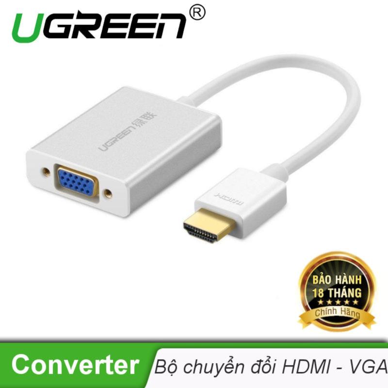 Bảng giá Bộ chuyển tín hiệu HDMI sang VGA kèm theo âm thanh dài 15CM UGREEN MM102 40212 - Hãng phân phối chính thức Phong Vũ