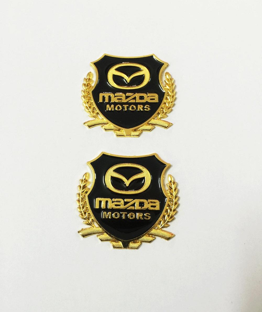 Bộ 2 Huy hiệu logo cho ô tô Mazda