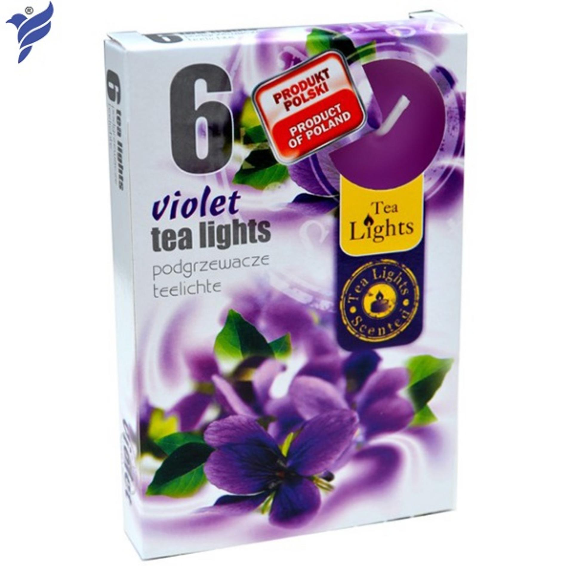 Hộp 6 nến thơm tea lights admit violet adm6848