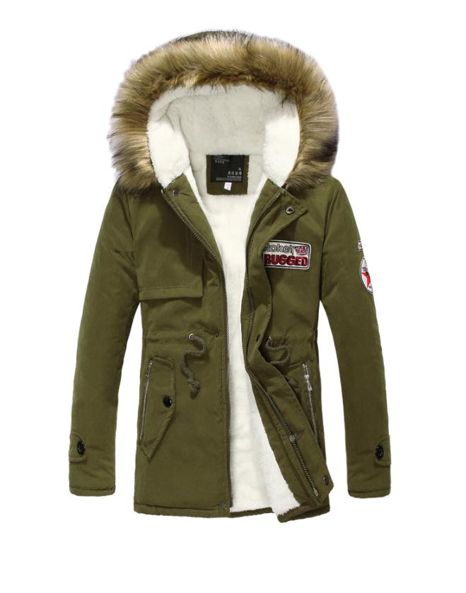 Áo khoác nam lót lông cừu A107