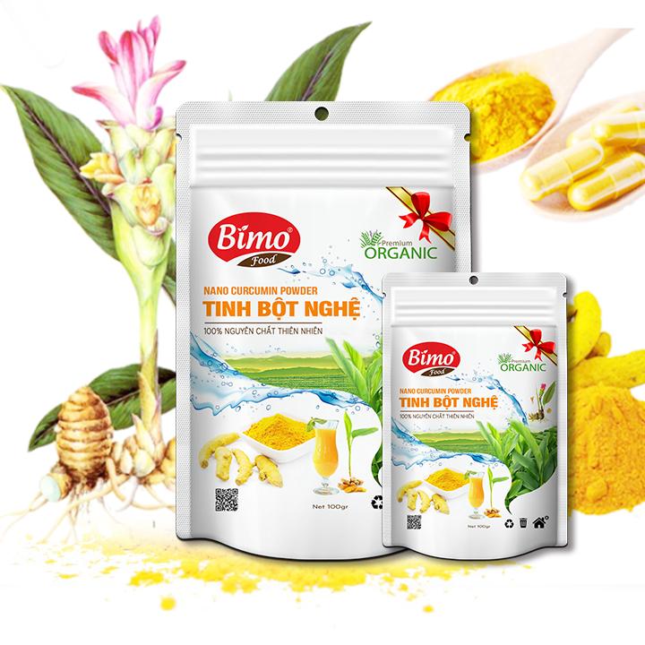 Tinh bột nghệ nano 100gr/gói