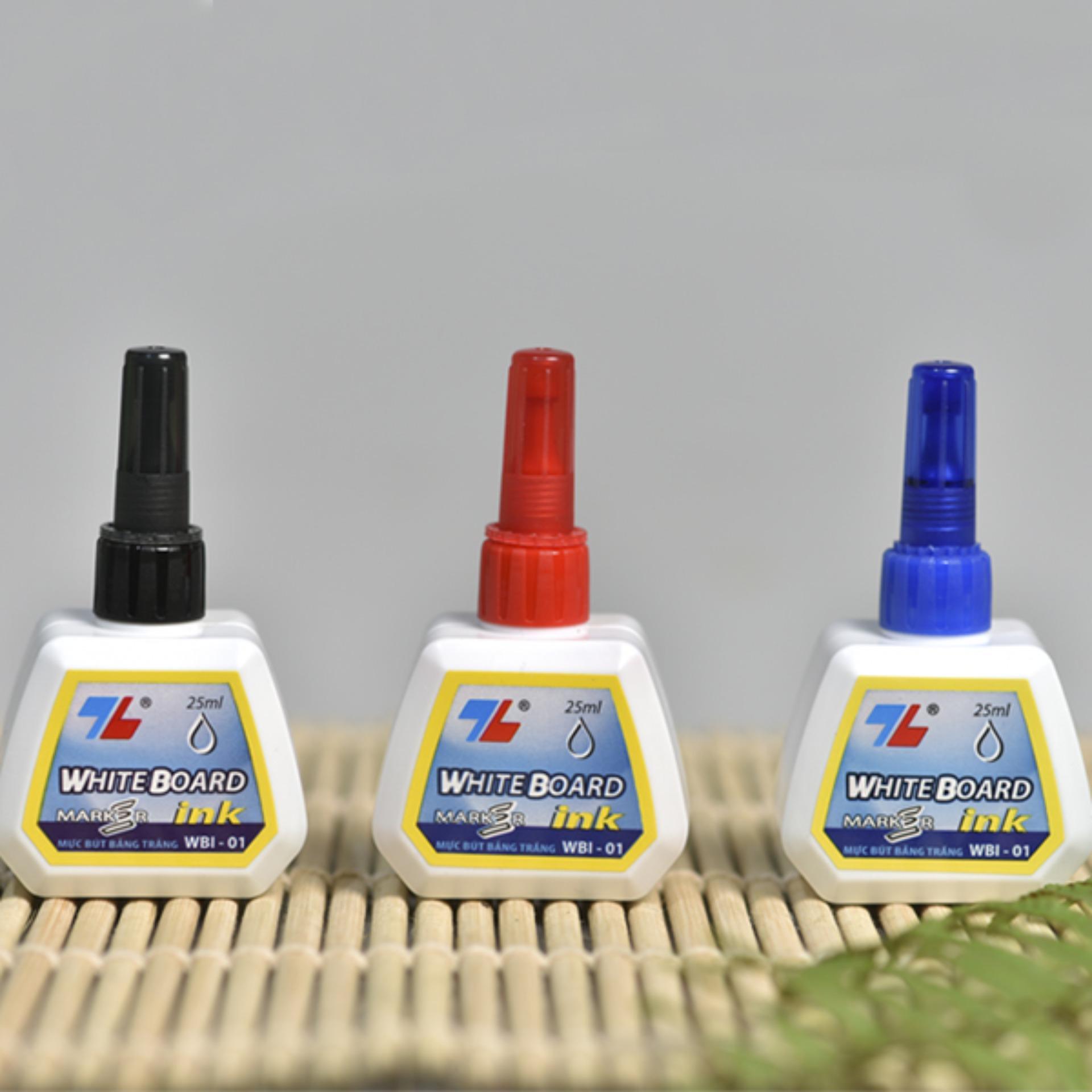 Bộ 3 hộp mực bút lông bảng thiên long wbi-01