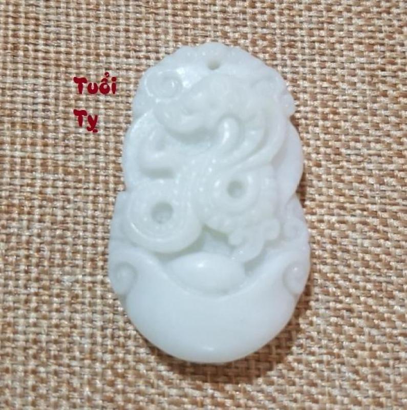 Mặt Phật Bản Mệnh Tuổi Tỵ Bằng Đá Cẩm Thạch