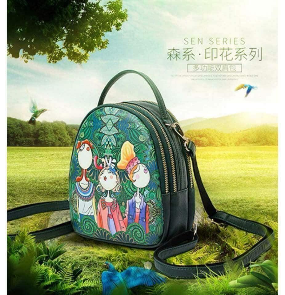 Balo mini cô gái rừng xanh Hot trend 2020