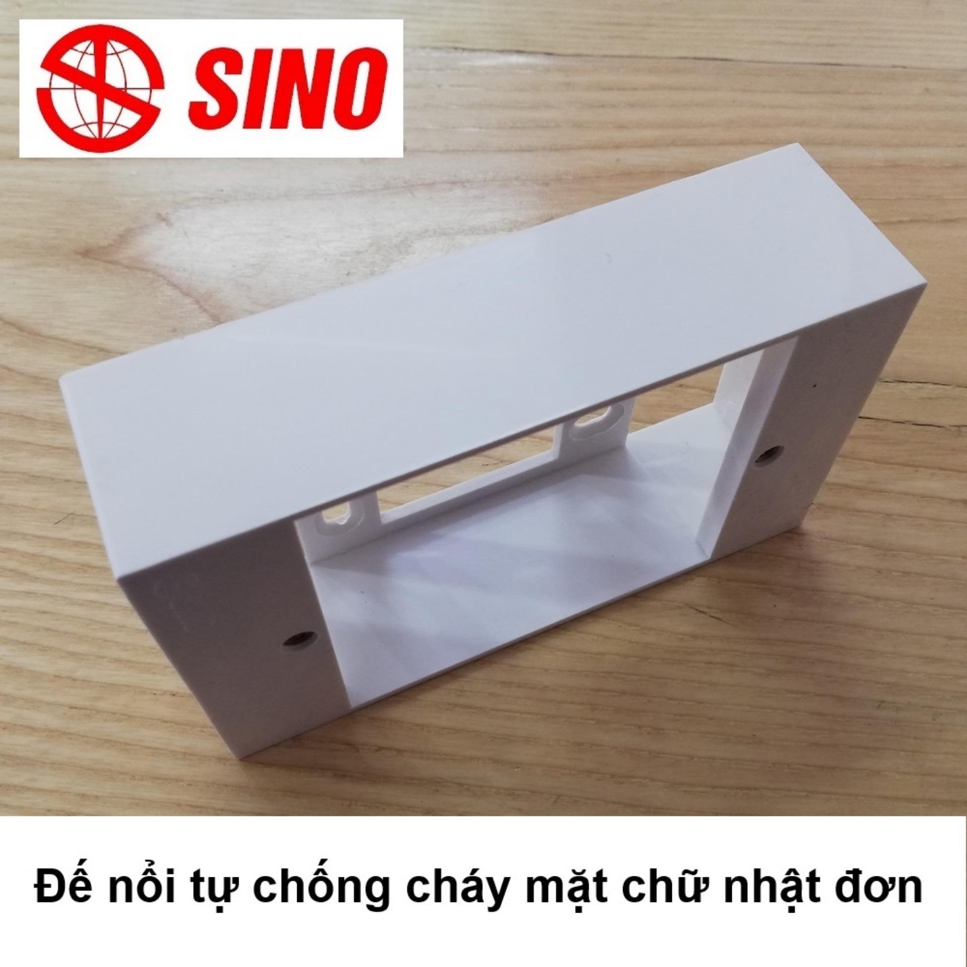 Đế nổi tự chống cháy mặt chữ nhật đơn sino ck157