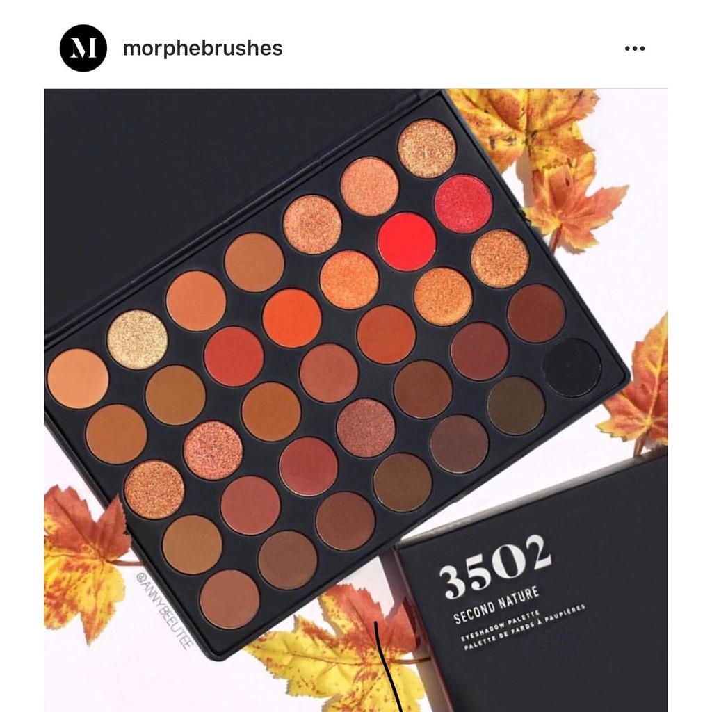 Bảng phấn mắt morphe 35o2 - second nature - 35o2