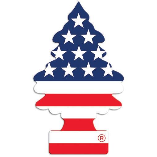 Cây thông thơm little trees hương vani Mỹ khử mùi ô tô phòng ngủ tủ quần áo toilet