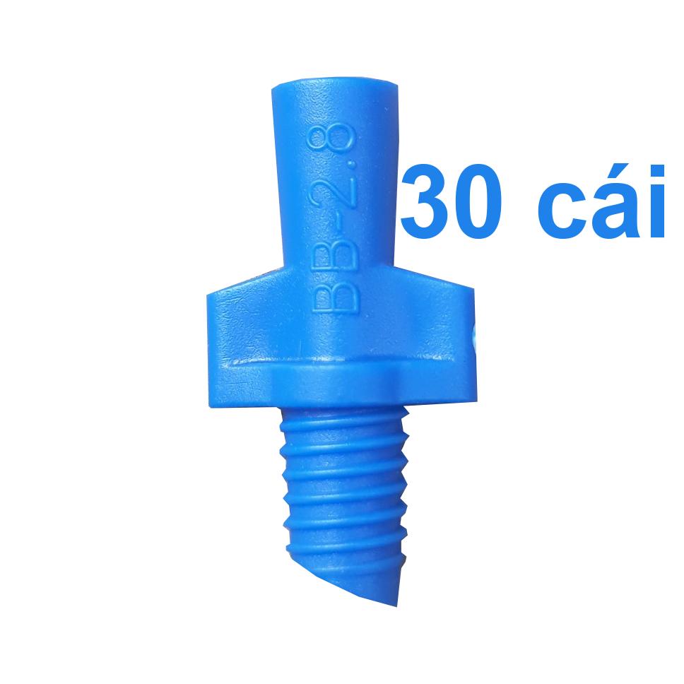 30 béc tưới 180 độ họng phun 2.8 ly