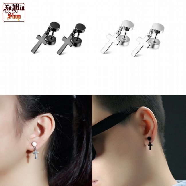 Khuyên inox Thánh giá