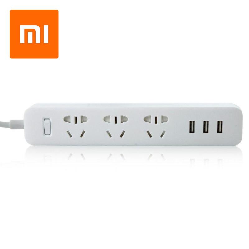 Ổ Cắm Điện Xiaomi - 3 Ổ Điện / 3 Cổng Sạc USB (1A - 2A) giá rẻ