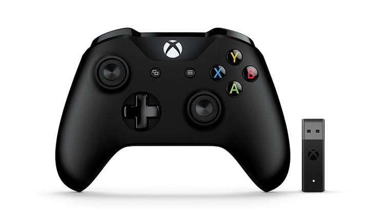 Tay cầm chơi game xbox one s + wireless adapter