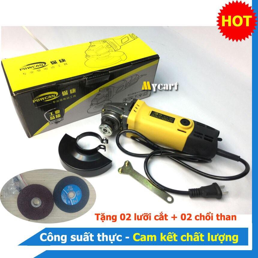 Máy mài máy cắt cầm tay powcan 750w - hàng trung ương tq