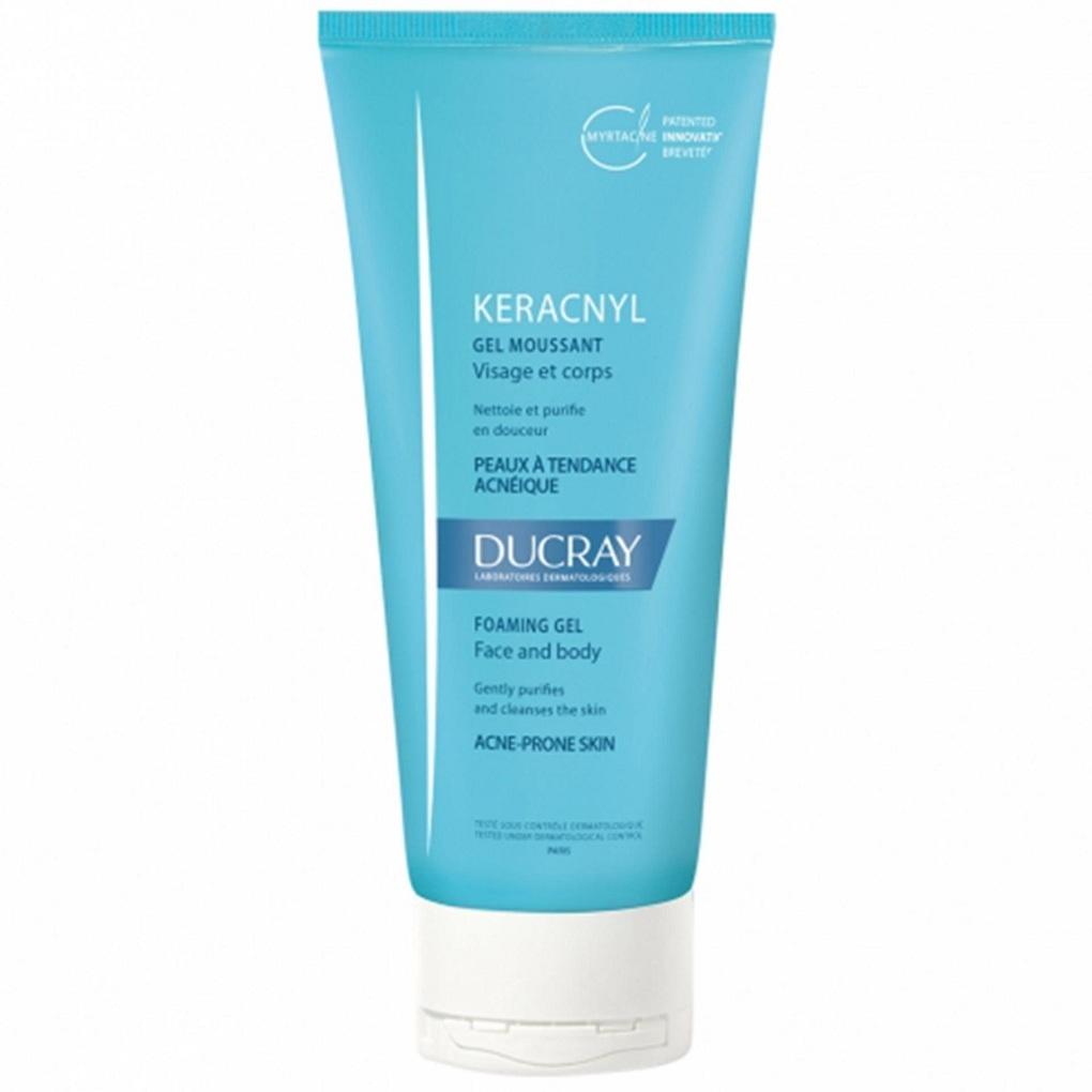 Gel Rửa Mặt Cho Da Mụn Ducray Keracnyl Gel Innova Myrtacine
