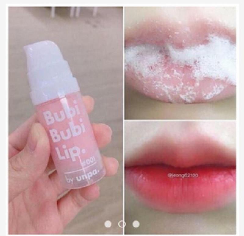 Tẩy da chết Bubi Bubi Lip dạng sủi bọt từ Hàn quốc